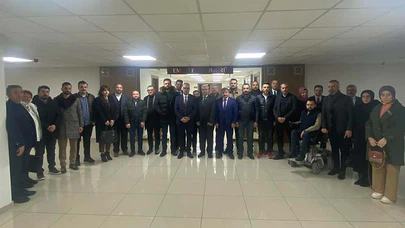 AK Parti’den Mehmet Gülser’e Taziye Ziyareti