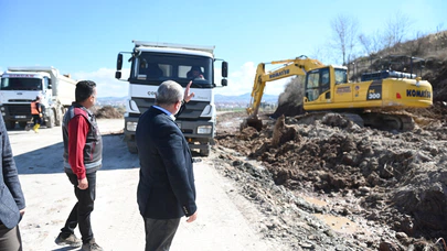 1400 Metrelik Yeni Yol Yapılıyor