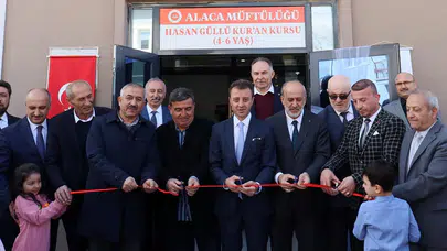 Alaca’da 4-6 Yaş Kur’an Kursunun Açılışı Yapıldı