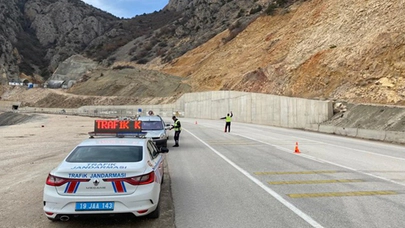 Jandarma Trafik Timleri Kırkdilim’de Denetim Yapıyor