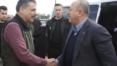 Vali Çiftçi, Bakan Çavuşoğlu ile Görüştü