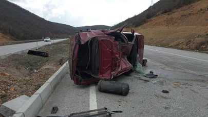 Alaca’daki Kazada İki Kişi Yaralandı