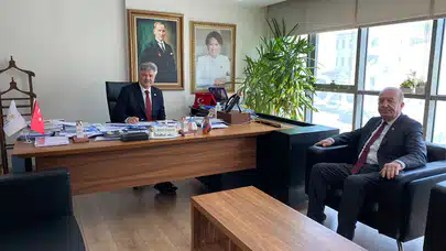 Başkan Şahiner, Ergun ile Görüştü