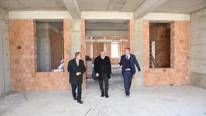 Çöplü’de Cami İnşaatı Yükseliyor