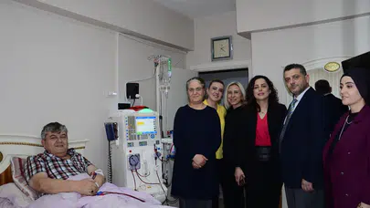 Evde Diyaliz Hizmeti Alan Hastalara Ziyaret