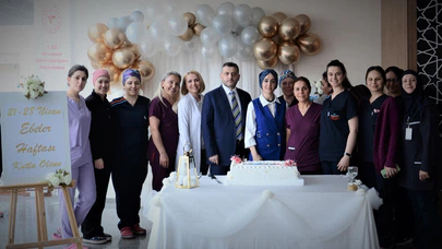 Hastanede Ebeler Haftası Kutlandı