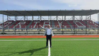 Ortaköy Şehir Stadı Bitme Aşamasında