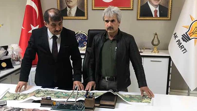 Ortaköy’ün Yol Sorununu AK Parti’ye Anlattı