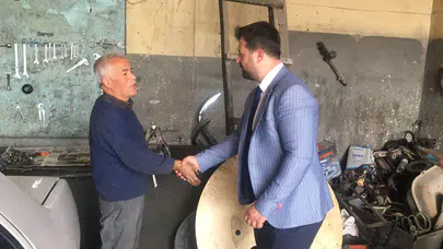 Yakup Taş’tan Esnaf Ziyareti