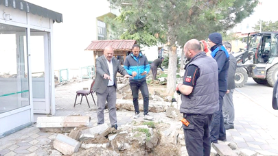 Ortaköy’de Park Yenileme Çalışması