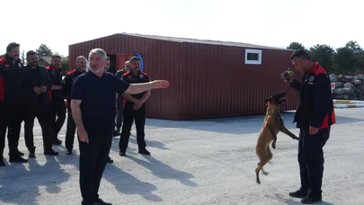 Çorum’da Afetler İçin Arama Kurtarma Köpeği Yetiştiriliyor