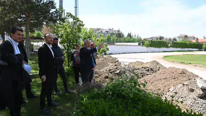 Millet Bahçesi’nde Hummalı Çalışma