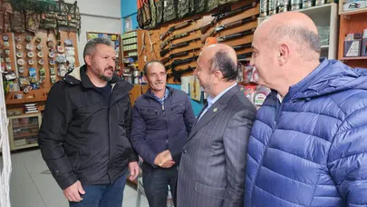 Oğuzlar’da Esnaf Ziyareti Yaptı