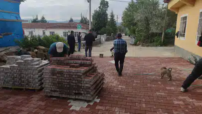 Ortaköy’de Kilit Parke Taşları Yenileniyor