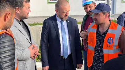 Yakup Taş, Belediye Birimlerini Ziyaret Etti