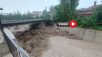 Boğazkale’yi Sağanak Yağış Vurdu