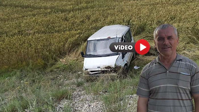 Sungurlu'da Minibüs Tarlaya Uçtu: Bir Ölü