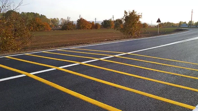 Kargı'da Yol Çizgileri Yenilendi