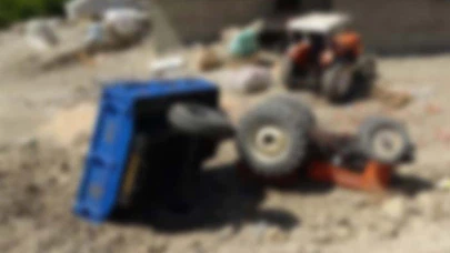 Devrilen Traktörün Sürücüsü Öldü