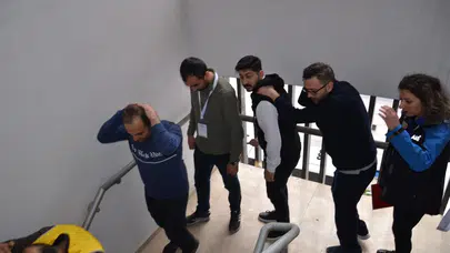 Hastanede Deprem Tatbikatı