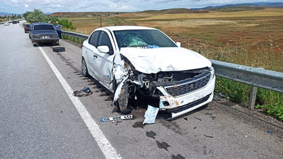 Kavşakta Otomobiller Çarpıştı: Bir Yaralı