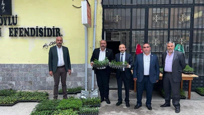 Yükümlülere Ücretsiz Sebze Fidesi Dağıtıldı