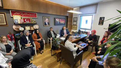 Ak Partililer, Kaya’yı Ziyaret Etti