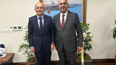 Ahlatcı, Bakan Şimşek İle Görüştü