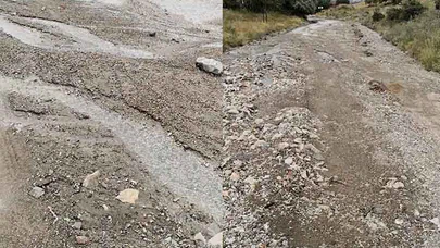 Bu Yol, Her Yağmurda Bu Hale Geliyor