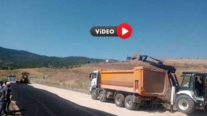 Çöken Yolda Onarım Çalışmaları Başladı