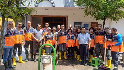 Çorum’da Görevli Kamu Görevlileri Sel Bölgesinde
