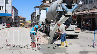 Hem Altyapı Hem de Üstyapı Onarılıyor