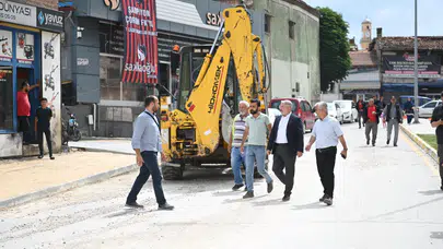 Hizmet Binasına Giden Yollar Güzelleştiriliyor