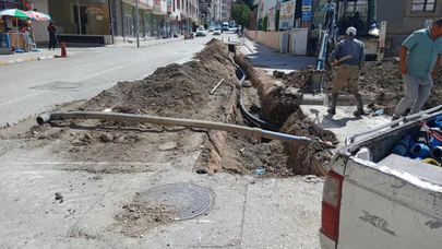 İskilip'te İçme Suyu İshale Hattı Yenileniyor