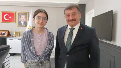 LGS’den Tam Puan Alan Genç Kızı Ağırladı