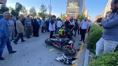 Motosiklet Otomobile Çarptı: Bir Yaralı
