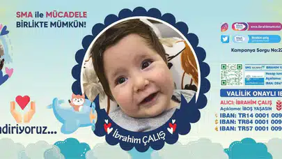SMA Hastası Minik İbrahim Tedavisi için Destek Bekliyor