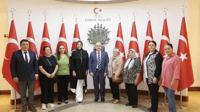 Kadın Muhtarlardan Valiye Ziyaret