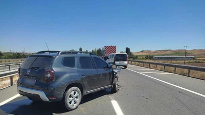 Kamyon ile Otomobil Çarpıştı: Bir Yaralı