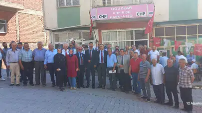 CHP Oğuzlar İlçe Başkanı Talip Karadeniz Oldu