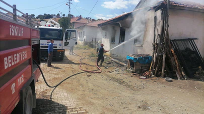 Patlayan Mutfak Tüpü Yangın Çıkarttı