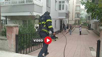  Bodrum Katında Çıkan Yangın Paniğe Sebep Oldu 