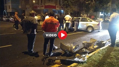 Otomobil Otobüse Çarptı: Bir Yaralı