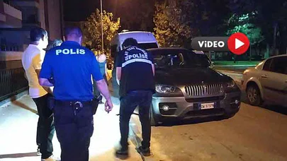 Park Halindeki Otomobil Kurşunlandı  