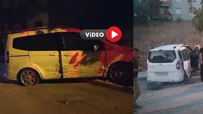 Polis Otosu Pikapla Çarpıştı
