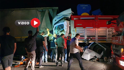 TIR, Park Halindeki TIR’a Çarptı: Bir Ölü