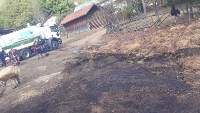 150 Saman Balyası Kül Oldu