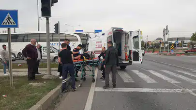 İki Otomobilin Çarpıştığı Kazada 1 Kişi Yaralandı
