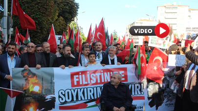 ‘Katil İsrail, Filistin’den Defol’