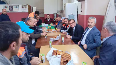 İşçilere Kahvaltı Sürprizi